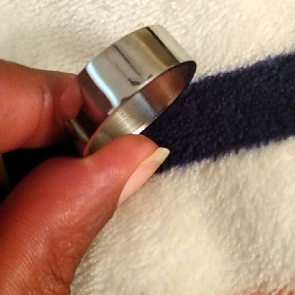 Stainless Steel Men's Wedding Band